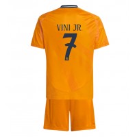 Maglia Calcio Real Madrid Vinicius Junior #7 Seconda Divisa Bambino 2024-25 Manica Corta (+ pantaloncini)